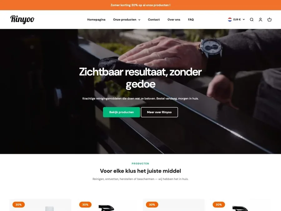 Website van Rinyoo